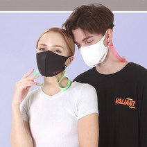 KC 인증 국내 생산 미세 먼지 비말 차단 향균 3D 입체 스포츠 등산 캠핑 여행 낚시 운동 사계절 숨쉬기 편한 UV 차단 연예인 패션 대형 빨아쓰는 재사용 마스크, 블랙