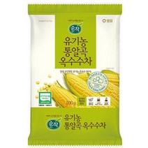 샘표 순작 유기농 옥수수 100프로 유기농 통알곡 옥수수차 500g, 1개