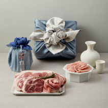 [2023년설선물세트] 국내산 한돈 제주 흑돼지 돼지고기 선물세트 목살 오겹살 구이용 2kg 3kg, 2. 목살1.5kg+오겹1.5kg 선물세트