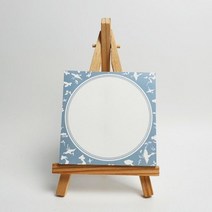 고려청자 운학문 전통문양 원형 디자인 메모지