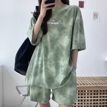 여자 트레이닝복 세트 1p 3컬러 L-2XL 반팔 반바지 여름 상하 츄리닝 운동복 편한 패션 여성