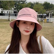 Momolatti 여성 봄 일일 여가 편지 인쇄 여름 모자 버킷햇