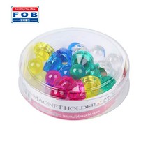 NS마트_포비 초강력 큐티 자석 홀더 CT-40 15mm 10개 자석홀더 자석메모 냉장고홀더 메모홀더 고정자석_nsakxmWkd, dkdkwhdk파랑