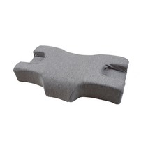 (무중력베개)다용도 링클프리 베개 메모리폼 미용베개 아이스느낌 옆잠편한 슬로우백 메모리폼 베개, 라이트 그레이 스웨터 코튼, 62*38*10Cm아름다움베개