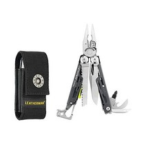 LEATHERMAN 레더맨 캠핑 멀티툴 케이스포함, 회색/노란색(나일론 칼집 포함)