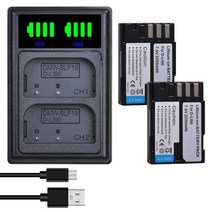 배터리 카메라용 밧데리 펜탁스 645D D-LI90 II K-01 K-3 용 K-5 배터리 + LED 듀얼 충전기, 07 2B with charger