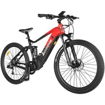 전기자전거 접이식 Accolmile 전기 산악 자전거 전기 자전거 eMTB 27.5 29 인치 48V 250W 750W Bafang Mid-, 01 Black - Red, 01 250W 624Wh