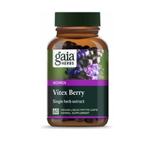 Gaia Herbs Vitex Berry 가이아 허브 바이텍스 베리 포 우먼 베지캡슐 60정, 1개