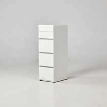 모던하우스가구 효율적 수납의 정석 바일레 화이트 5단 서랍장(40cm)V2