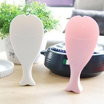 위생적인 오리지날 일본 마나 피쉬 밥주걱, 핑크
