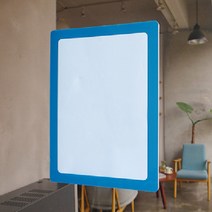포켓 벽 메뉴판 사내 게시판 학급 아파트 식당 교회 꾸미기 어린이집 A5 교사 엘리베이터 광고판 안전 승강기 아크릴 카페 종합 커피숍 가게 복도 음식점 미용실 부착 병원 알림판, 1.파랑