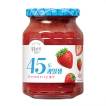 [스머커즈일회용딸기잼] 복음자리 45도 과일잼 딸기, 350g, 21개