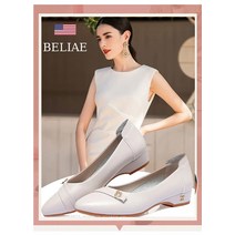 편안한 소프트 레더 슈즈 춘추 엄마화 플랫 소프트 슈즈 컴포트 라운드토힐 에어쿠션 단화 맘마슈즈