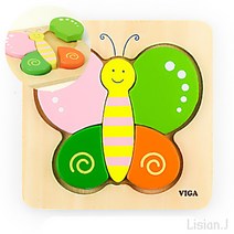리시안제이 18개월 19개월 20개월 퍼즐 나비 23개월 장난감 2살 여자 아이 선물