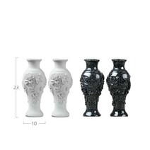 납골당 화병 조화 조상 산소 성묘 묘지이장 돌꽃병, 블랙