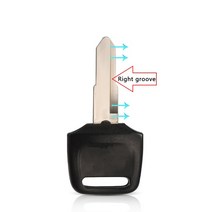 50CC 오토바이 스쿠터 키 혼다 DIO 56 Z4 125 SCR100 WH110 용 Uncut Blank, 02 Right  Groove