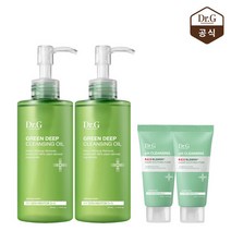 [닥터지] (1 +1) 그린딥 클렌징 오일 210mL+수딩폼 30mL*2 증정, 단품