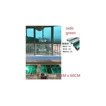 1Mx30-60CM 창 유리 개인 정보 보호 필름 편도 실버 거울 절연 스티커 태양 반사 레이어 색조 사무실 건물 장식, 1M x 60CM 4