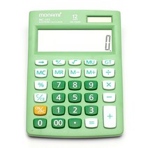 비투비월드 (모나미)12자리 칼라 계산기/문구점판매용 팬시점