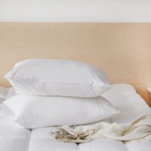 [클푸]호텔베딩 알러지케어 화이트 자루 누빔베개커버 40x60, 선택완료