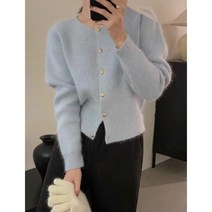 헤어리니트가디건