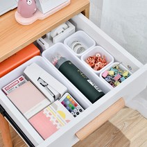 조립식 다용도 서랍 정리함 2개, 화이트 2개
