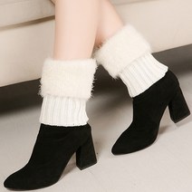 앙고라 니트 발토시 겨울 털 발목 레그 다리 워머 에코 퍼