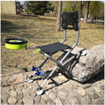각도조절 낚시의자 등받이 접이식 알루미늄 의자 발받침대 스파이크형 오리발 조절가능 갯바위, 옵션1