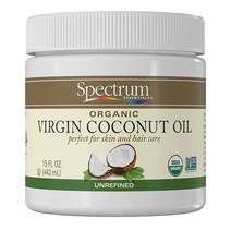 Spectrum Essentials 유기농 코코넛 오일 비정제 443.6ml15온스