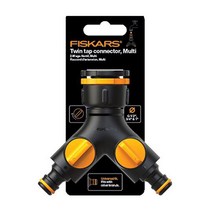 고급 피스카스 정원 호스 2개의 ON.OFF 밸브 멀티 탭커넥터 노즐Y형