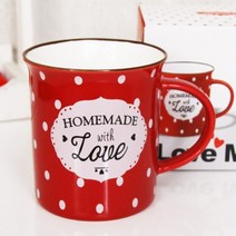 도매로드 1개 커피잔 W1C05A7 물컵 머그잔 러브머그컵11oz_레드 물잔 머그컵, 로드 본상품선택