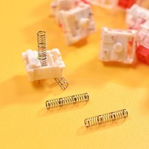 Kailh 박스 스위치 스프링 3 단계 110 개 기계식 키보드 화이트 블랙 브라운 블루 레드 제이드 네이비 롱 샤프트 킬로나, [03] Force 63.5g