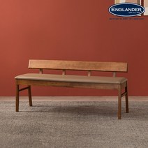[잉글랜더] ★한정특가★모레아 원목 3인용 벤치의자, 색상:월넛