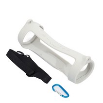 JBL 충전 4 휴대용 무선 블루투스 스피커를 위한 스트랩이 있는 야외 여행 실리콘 케이스 커버 스킨, 01 Gray, 01 Gray