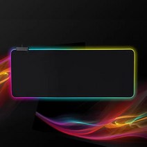 rgb 장패드 초대형 790x300x4mm 7 색 조명 RGB 게임용 마우스 패드 미끄럼 방지 천연 고무 USB 테이블 lol, 01 no logo