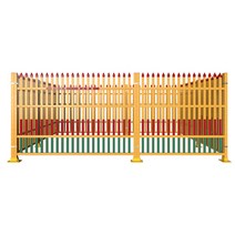 난간 펜스 울타리 안전 경고 가림막 바리게이트 담정, B 1.8x2m