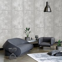 만능풀바른벽지 합지 ST28334-2 노출콘크리트 그레이, 230cm