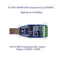 USB to RS485 RS422 모듈 어댑터 485 422 통신 변환기 FT232 CP2102 CH340 칩 포함, 01 CN _ 01 0M | 11 8 RS485 CA