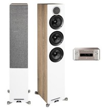 마란츠 M-CR612 + 엘락ELAC DFR52 하이파이 오디오, 612(SG), 스피커(화이트)