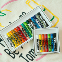 릴리패브릭 패브릭크레파스 원단크레파스/ 7색 15색