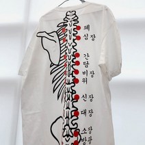 프라이비티 혈자리티셔츠 지압 선물 가족 친구 웃긴선물 쓸데없는선물 부모님선물