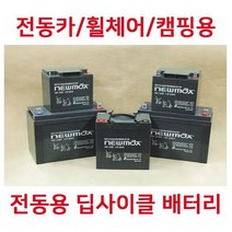 전동스쿠터 전동휠체어 딥사이클 밧데리 PNC12350 PNC12400 PNC12500, 딥사이클배터리 PNC12400