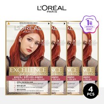 [CJ기획세트]로레알파리 엑셀랑스 파리지앵 시크 2+2, 6.13 애쉬 블론드x4개, 6.13 애쉬 블론드x4개