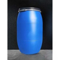 160L 소금 드럼통 배럴 플라스틱 공장 통 양조통 어업 대용량 농업 원형통 대형, 01 160L 블루 아이언 후프 배럴(신소재)