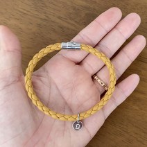 변색에 강한 써지컬 별자리 가죽팔찌만들기 diy키트 재료 만들기, 크림화이트, 본드미구매, 1개