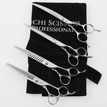 아이치 애견미용가위 전문가용 틴닝 숱가위 커브 커트 가위 AI-EXSIC (가위집 증정), [단품] AI-EXSIC 커브가위, 7.0실버