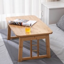 침대 1인밥상 1인용 미니밥상 접이식테이블 폴딩테이블 대나무테이블