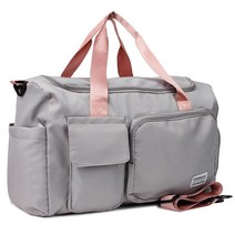 남여공용 가벼운 발수 옷 짐 가방 여행 보스턴 투톤 크로스백