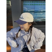 문즈 배색 코듀로이 볼캡