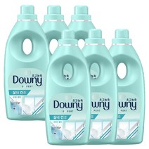 다우니 엑스퍼트 실내건조 항균파워 1L X 6개, 실내건조 프레시클린 6개